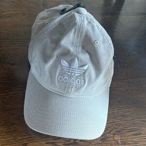 Adidas Beige and White Cap